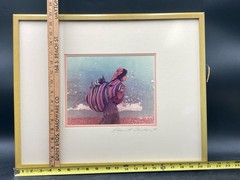 Peter H Shueben Signed Native American Photograph, Framed
