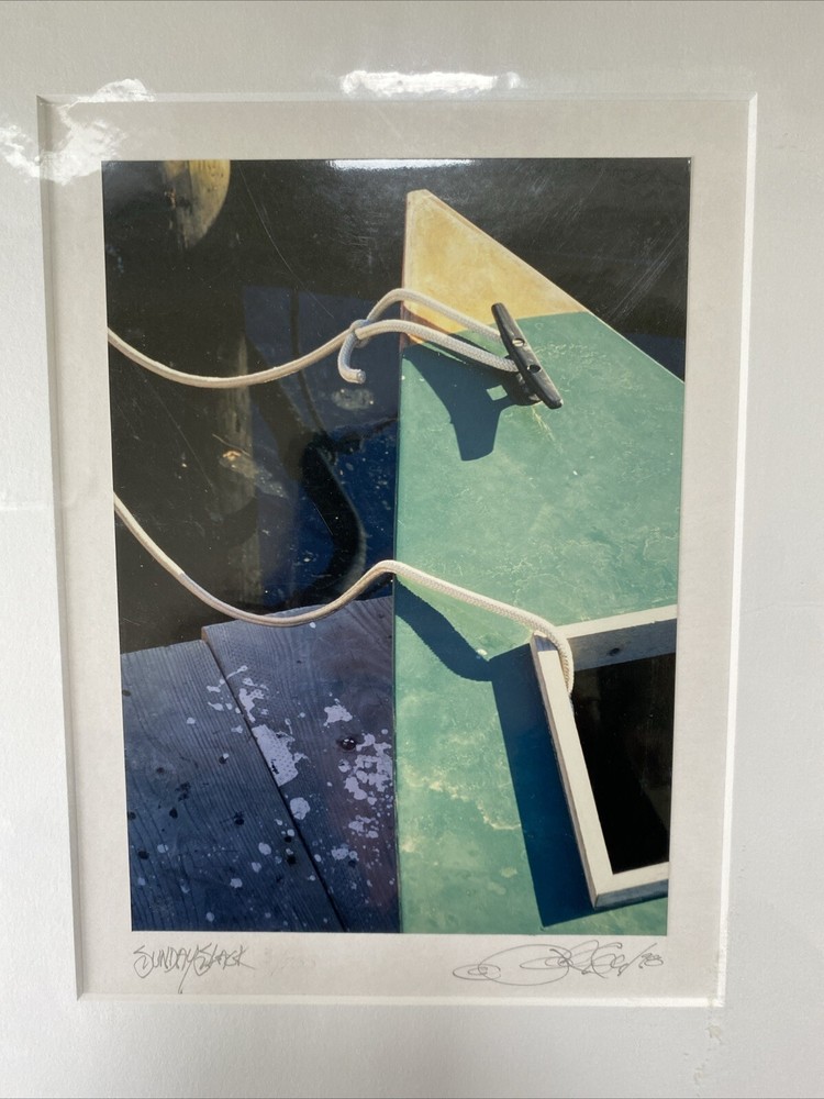 John Peer “Sunday Slack” WI Signed Art Photograph Boat Nautical 11”x14” Matted