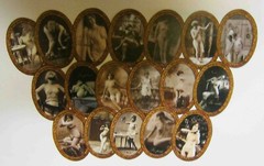 antique tarot card cards deck rare erotic art vintage brothel cartomancy oracle