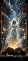 Magic Spell Book – Digital Image Picture Phone Background AI Art, 10 images #11