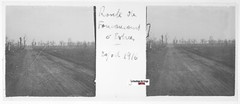 Foucaucourt Estrées, Glass Stereo Positive Antique Black & White 4.5×10.7 cm