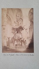 Rare Photo Board City Brussels Late 19th – Early 20th Century Belgium Monuments