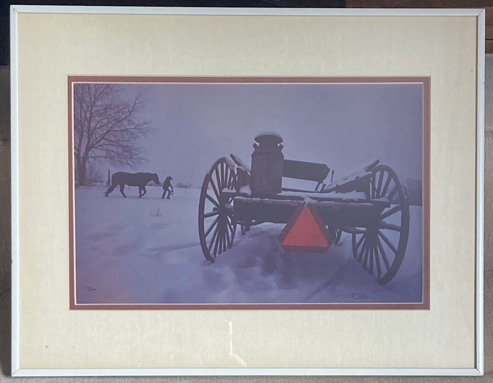 Signed Limited Edition Amish Country Life Photograph Print by Dick Brown 10/100