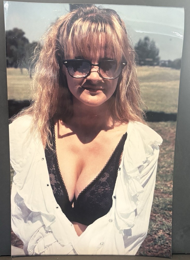 Hot Lingerie Girl Blonde 8X12 Photo Posing For Artist Photo Erotica 3 of 3