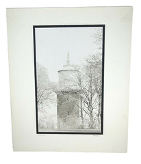 Black And White Photograph Titled “Harkness” Signed W. Abrams