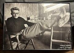 James Dean 1955 By Phil Stern Poster 20”x28” Framed Fotofolio 1990’s
