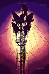 AT&T Long Lines Bell System Telephone Tower St Cloud Minnesota #1 HDR Photograph