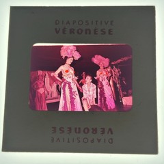 Vtg 1960s 35mm Slide Burlesque Paris Cabaret Striptease Showgirls A