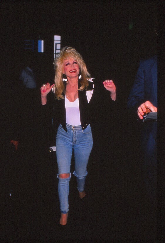 Slide Dolly Parton Celebrity Photo Agency 1993 KB Format Photographer P6-17-1-1