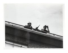 New York City / Press photographs documenting Queens hostage situation / 1974
