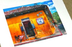 11X14 PHOTO, OF CAFE ESTUDIO ANTIGUA GUATEMALA, Guatemalan