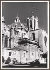 Photo Spain Tarragona Cathedral Cathedral Architecture Dome 1950s