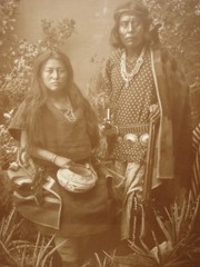 Vintage BEN WITTICK Navajo Print / Photo New Mexico 1860s Native American Indian