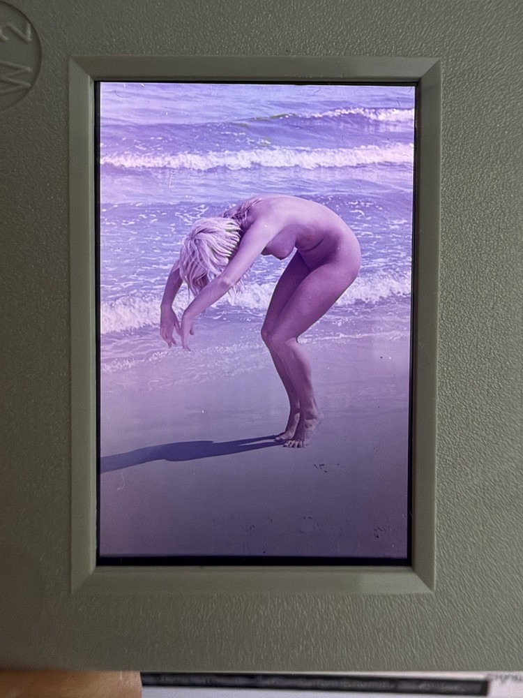 Vintage 35mm Colour Slide Portrait Woman Original Slide Photograph