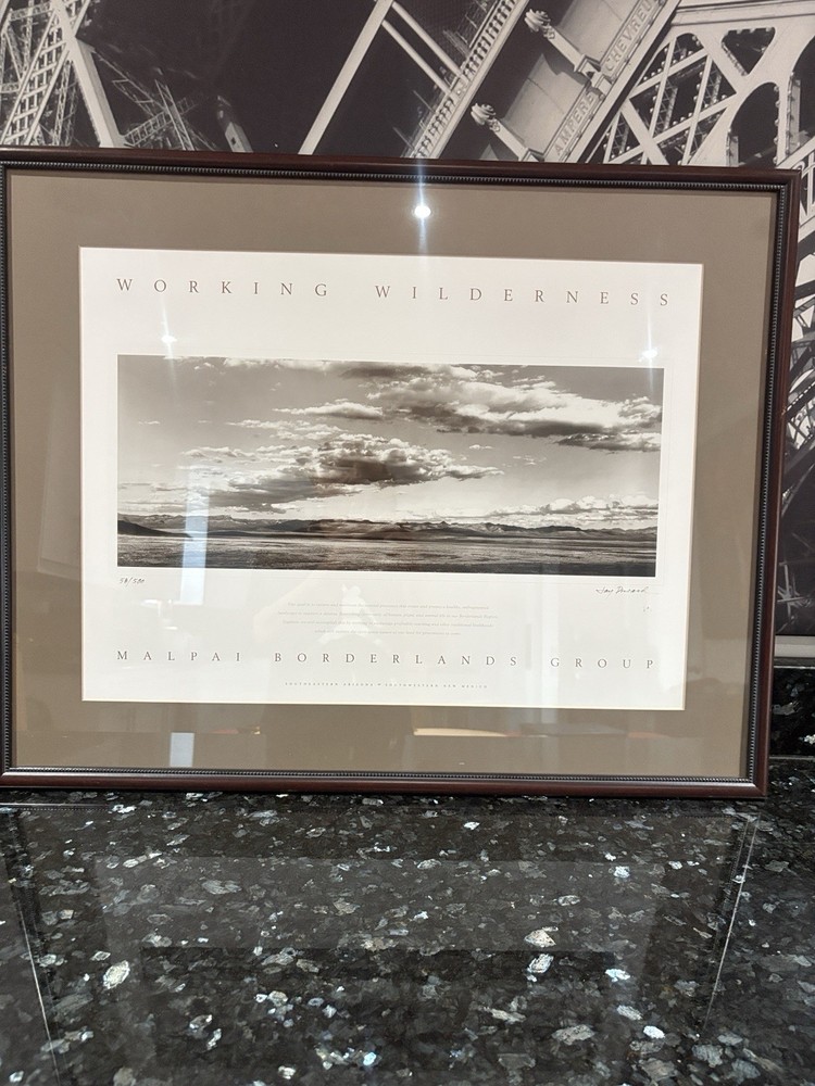 Jay Dusard Framed Signed Limited Edition Photograph Working Wilderness # 58/500