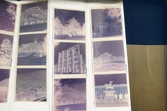 Photo Negative Bundle View Rome Italy Theatre Monument Building Picture Old House