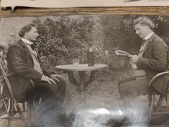 5 Antique Photo Montages 1900s Double Exposure Cabinet of Curiosities