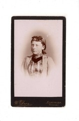 CDV Photo Lady Portrait / Woman – Fleurier 1880s