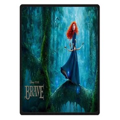 great DISNEY PIXAR BRAVE M Soft Warm Single-Side Printing Flannel Fleece Blanket
