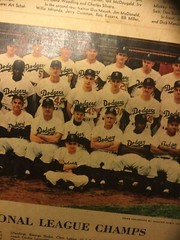 1955 AMERICAN & National LEAGUE CHAMPS YANKEES/Dodgers NEWS Print Matted