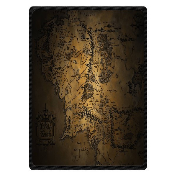 great Lord Of The Rings Soft Warm Single-Side Printing Flannel Fleece Blanket