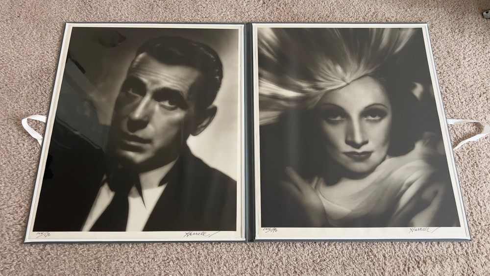 GEORGE HURRELL HAND SIGNED DOUBLE PORTFOLIO 20″x24″ 104/190 PERFECT COND.