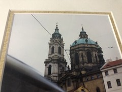 Church Of St. Nicholas Prague Street Scene Photograph Photographer Signed 1999