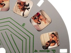 View-Master nude glamour pinup two models lesbian love personal reel #13