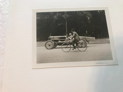 Photo Print Jacques Lartigue 184/5000 1912 Paris La Singer De course Bunny III