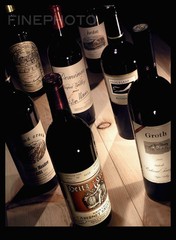 KELLY WILLIAM WRIGHT Original Napa Cellar Bottles WINE ART California Vino Photo