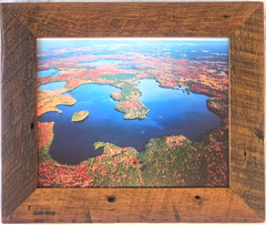 Star Lake in Vilas Co Plum Lk twp, Sayner, Wisc. Overhead Photo. Frame Optional.