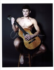 11 X 8.5 Alan Lyon Original Male Photo gay interest (4) Greg on stool