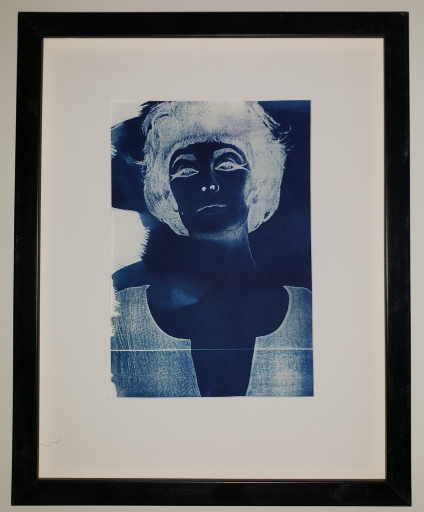 JEFFREY NELSON Original Hand SIGNED Cyanotype Photography “ELIZABETH TAYLOR”