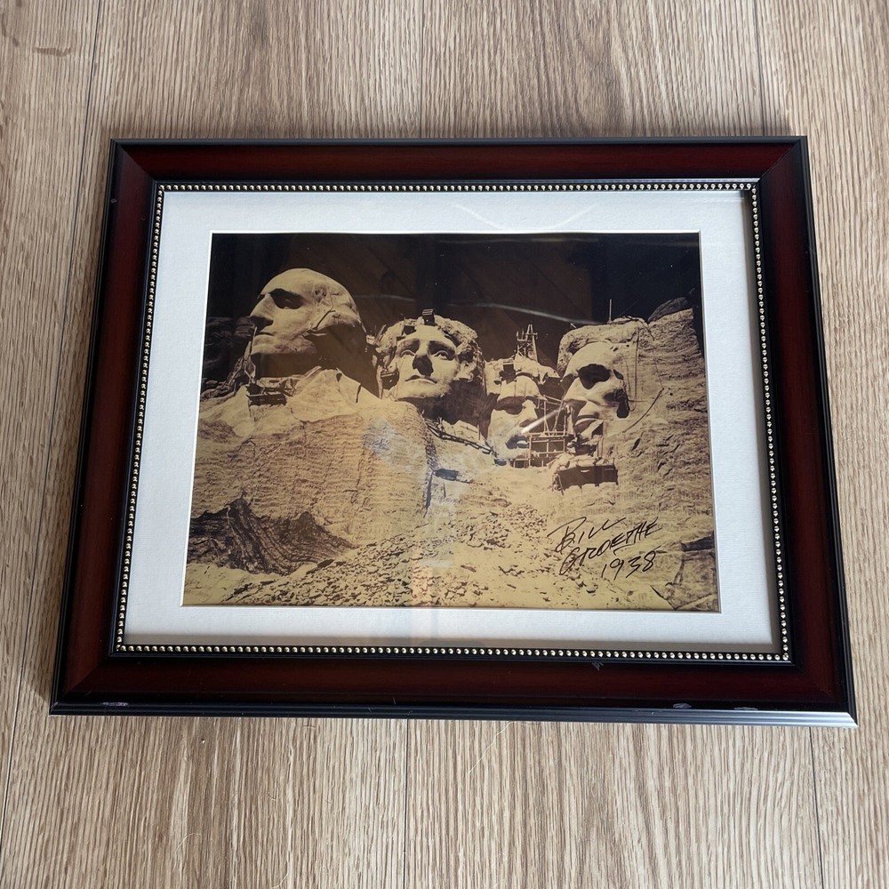 Mount Rushmore Bill Groethe Photograph Print Framed 15×12