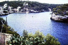 Photo Slide Mallorca Spain Espana Cala Figuera Bay from 1959