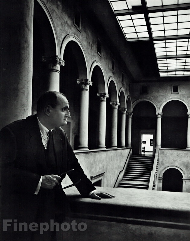 1957 Vintage FRANCIS HENRY TAYLOR Worcester Art Museum By KARSH Photo Art 16×20
