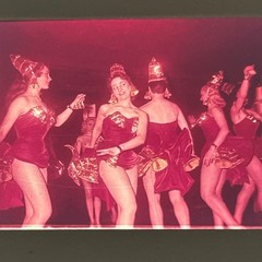 Vtg 1960s 35mm Slide Burlesque Paris Cabaret Striptease Showgirls B