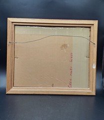 Art Gore Signed & Numbered Framed East Meets West 1971 Strawberry On The Fence