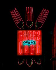 8×10 Neon Sign for Blues City Cafe in Memphis, TN. Free Shipping!