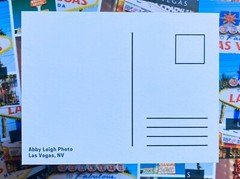 Postcard Las Vegas Travel Set of 2