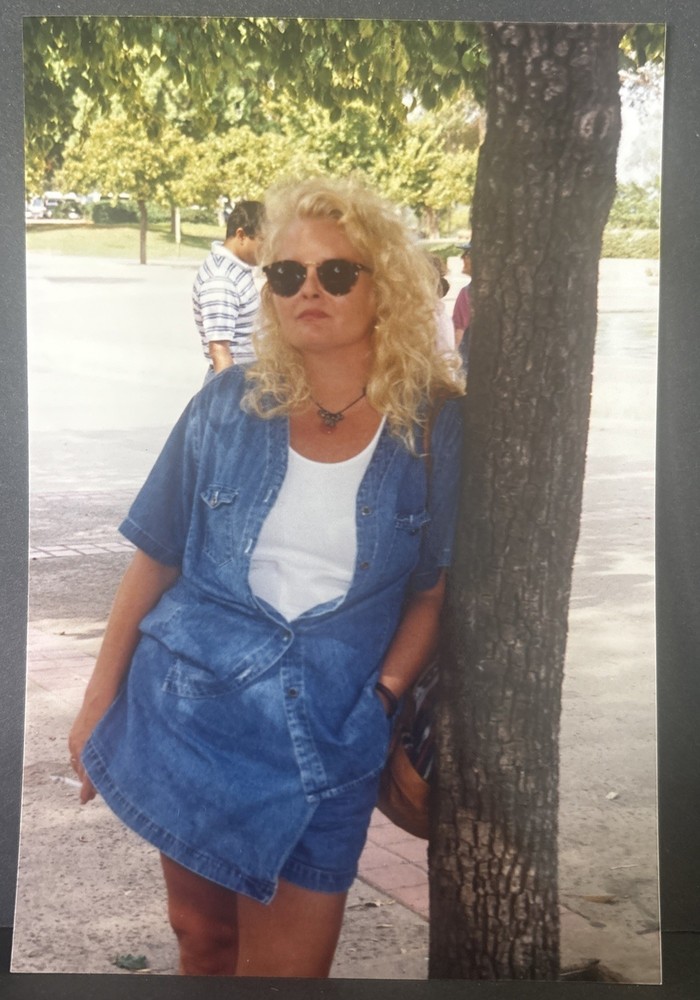 1980s Photo Platinum, Blonde Stripping Artist Risqué Erotica #13
