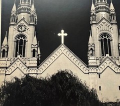 Original ANSEL ADAMS ‘Spires of St. Peter and Paul Church, San Francisco’ PHOTO