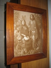 Vintage BEN WITTICK Navajo Print / Photo New Mexico 1860s Native American Indian