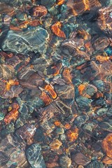 Abstract Lake superior stones peaceful serenity Tranquil like ansel adams