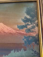 Norman Edson Goldtone Orotone, Mt. Rainier “Sun’s Last Glow” 5 x 7