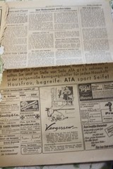 Photo Greece Italy WWII Paper Soldiers Paper 1940 Broken Document BG
