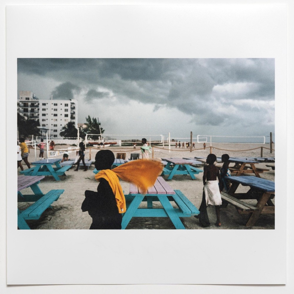 SIGNED Alex Webb Print – Miami Beach, Florida. 1989 – Magnum Square Photo 6 x 6″