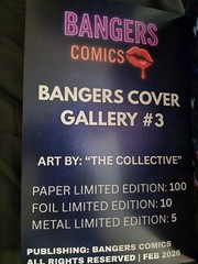 Bangers Comics #3 Full Naughty ⚛️ Atom Eve Cosplay Virgin Cover LE 100