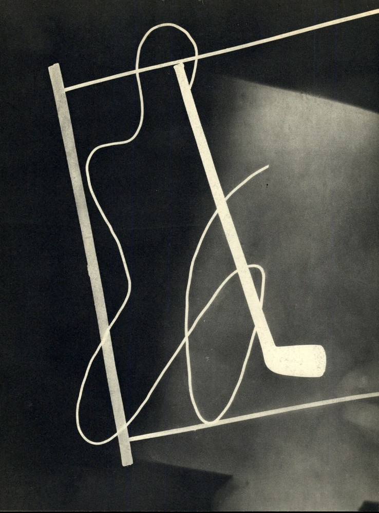1928 1934 Original MAN RAY Abstract Wire Photogram Smoking pipe Photo Gravure