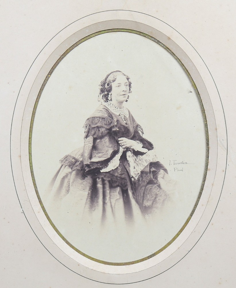 Joseph Tourtin (XIX – Xx)Portrait Dedication Actress Virginie Dejazet Museum